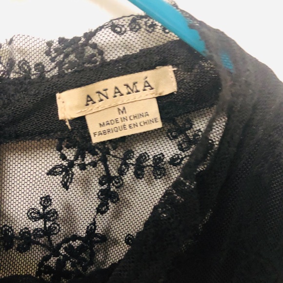 Black Sleeveless top with Lace detail - Picture 4 of 5